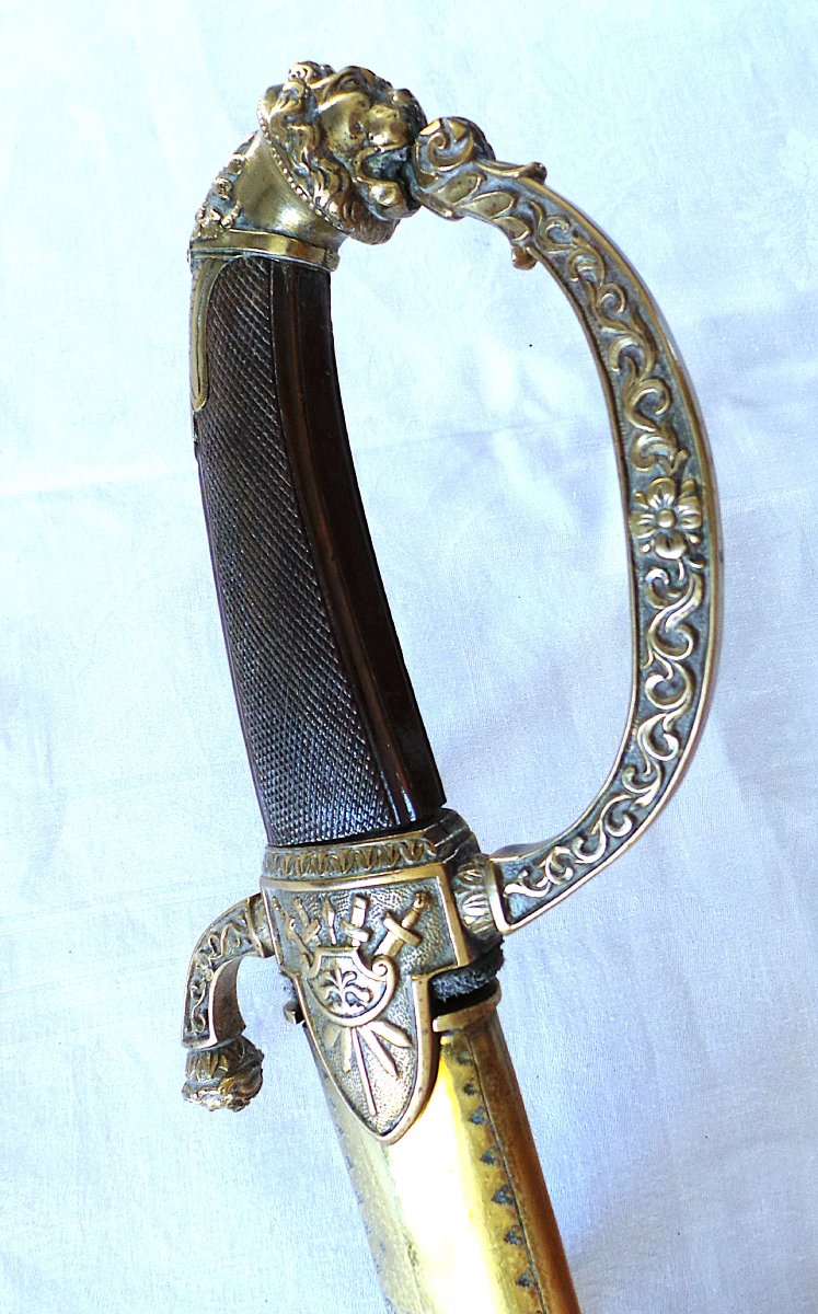 Staff Officer's Saber - First Empire - Hussar-style Blade - Known As The "marengo"-photo-3