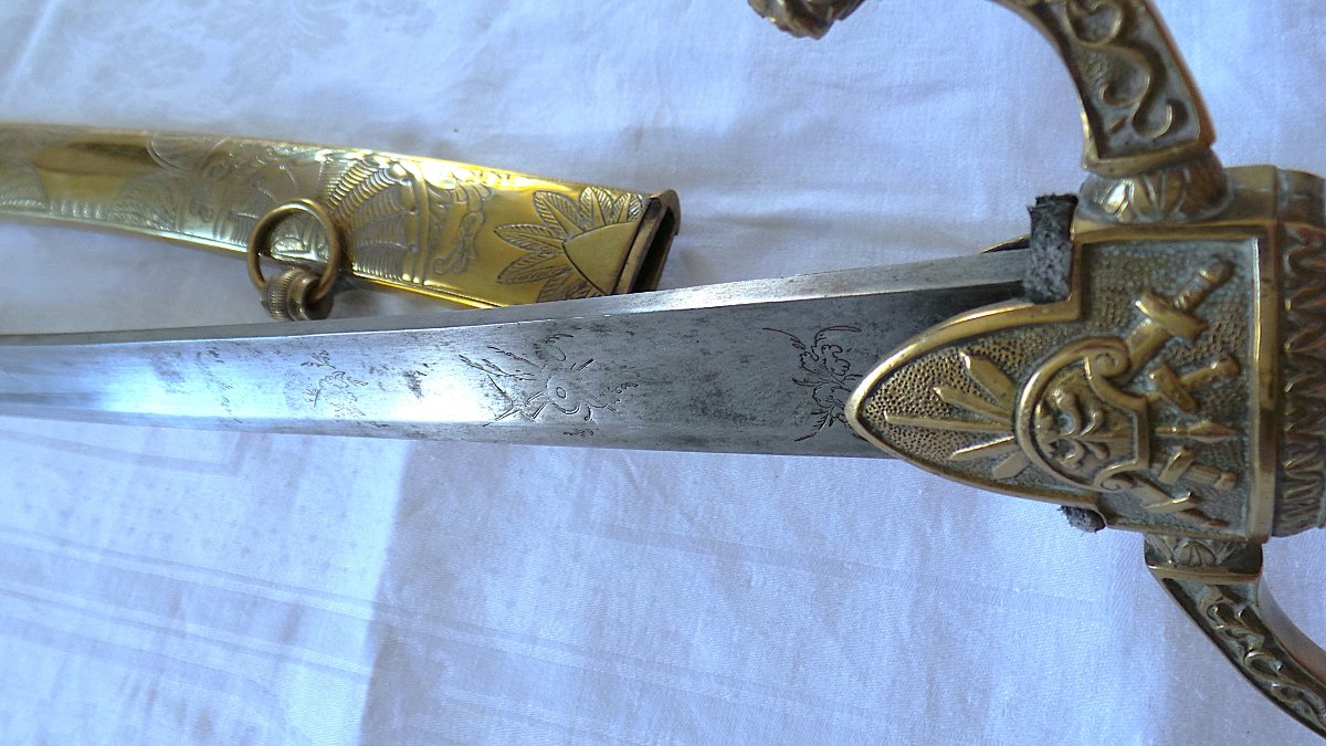 Staff Officer's Saber - First Empire - Hussar-style Blade - Known As The "marengo"-photo-6