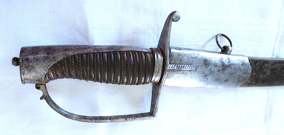 SABRE S/OFF DE HUSSARDS - CAVALERIE LEGERE- LOUIS XVI° - XVIII°-photo-3