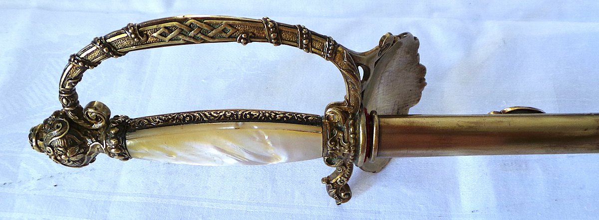 EPEE DE COMMISSAIRE DES POUDRES ET SALPETRES , MODELE 1852 - II° EMPIRE- XIX°-photo-4