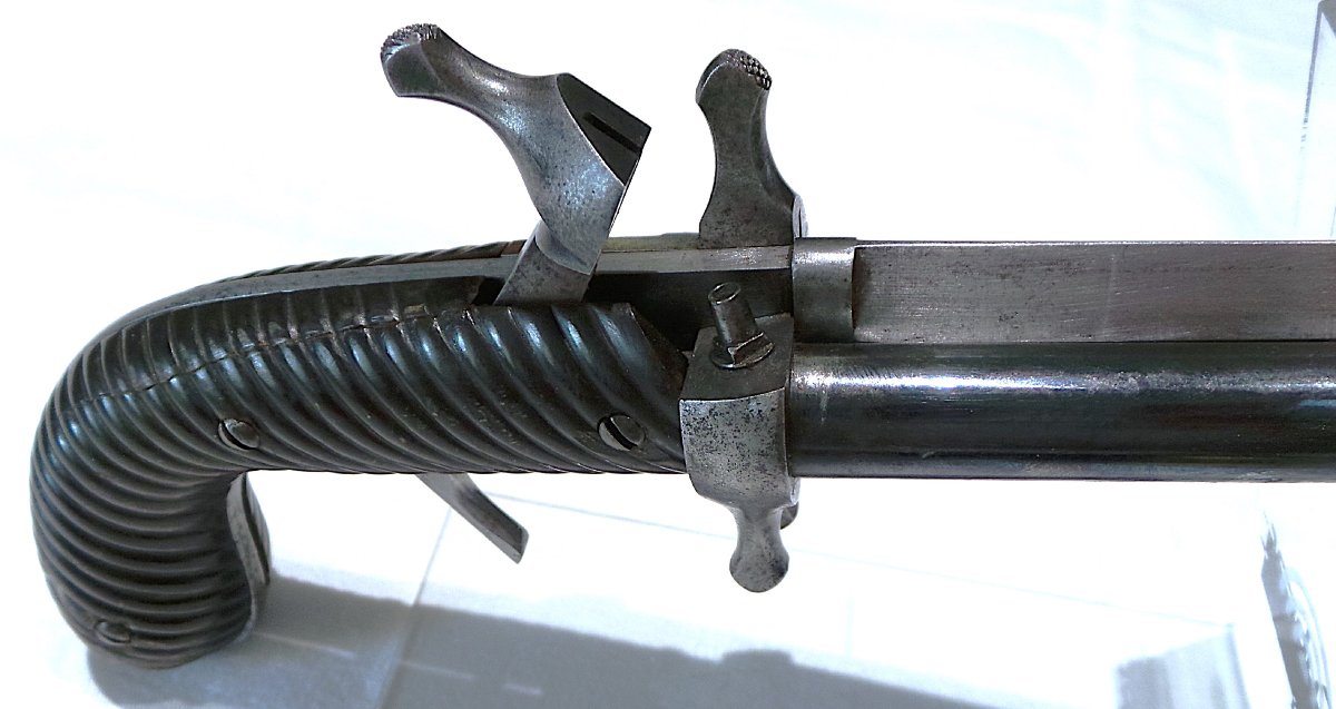 DAGUE -PISTOLETS DE CHASSE " DUMONTHIER" - II° EMPIRE - 1850- 1870- XIX°-photo-2