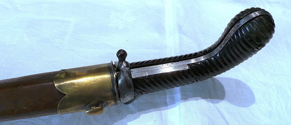 DAGUE -PISTOLETS DE CHASSE " DUMONTHIER" - II° EMPIRE - 1850- 1870- XIX°-photo-2