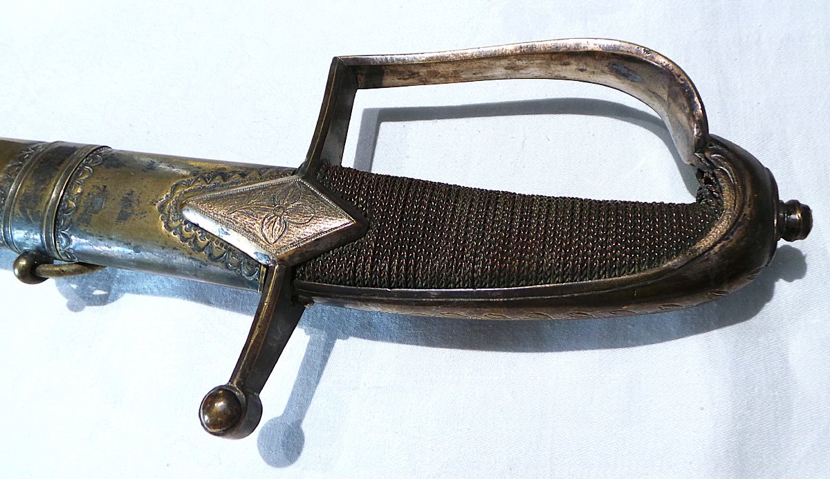 Hussar Cavalry Officer's Saber - First Empire - 19th Century-photo-4