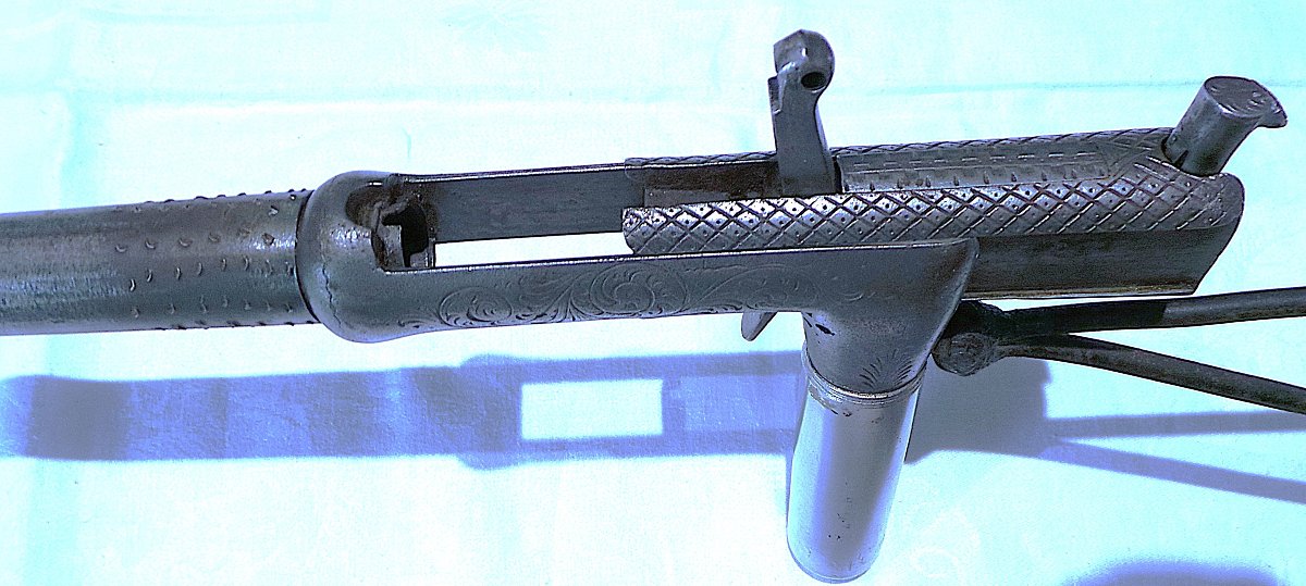 CANNE FUSIL A CROSSE & A MECANISME DIT " CHASSEPOT " TYPE " J-RUELLON " ST-ETIENNE -XIX°- 1880-photo-3