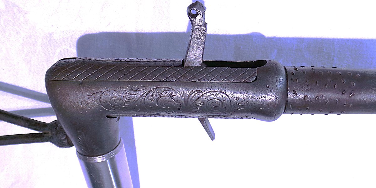 CANNE FUSIL A CROSSE & A MECANISME DIT " CHASSEPOT " TYPE " J-RUELLON " ST-ETIENNE -XIX°- 1880-photo-2