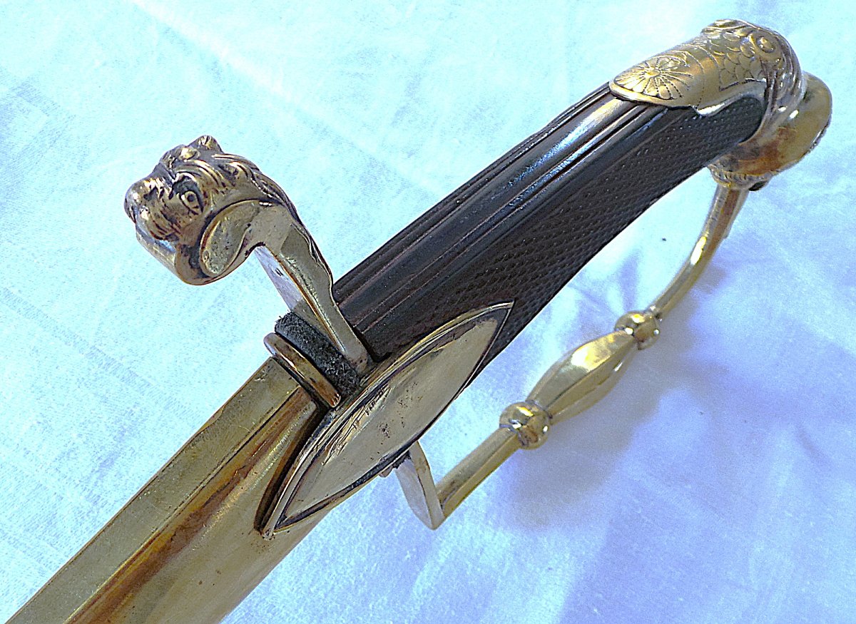SABRE OFFICIER SUPERIEUR DE CAVALERIE LEGERE - CONSULAT-1ER EMPIRE--photo-8