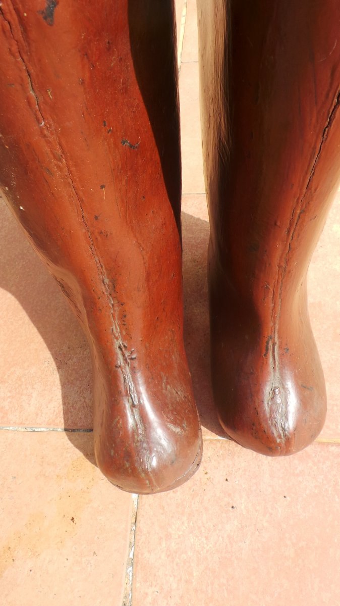 Paire De Botte De Postillon- Modele Anti-loup- XVIII°/xix°-photo-5