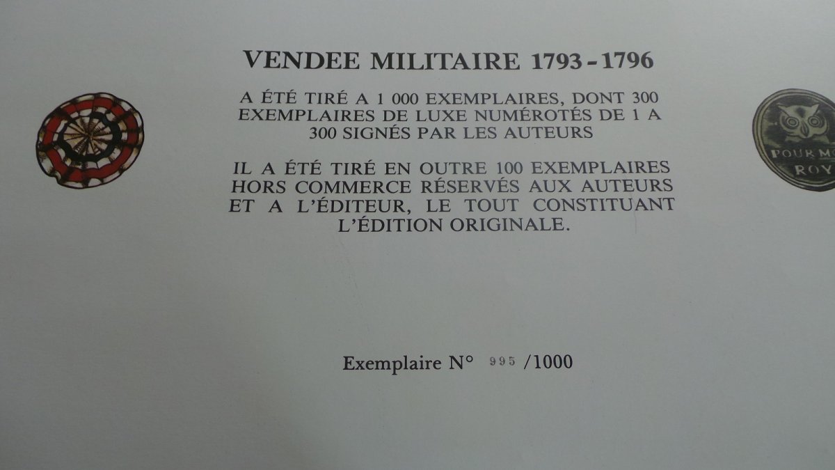 " LA VENDEE MILITAIRE " - 1793-1796--photo-2