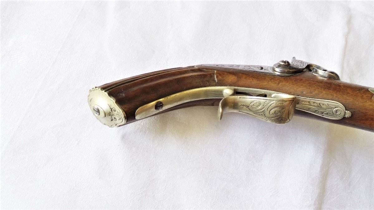 Pistolet Officier Type 1833 -canon Damas- XIX° -photo-1