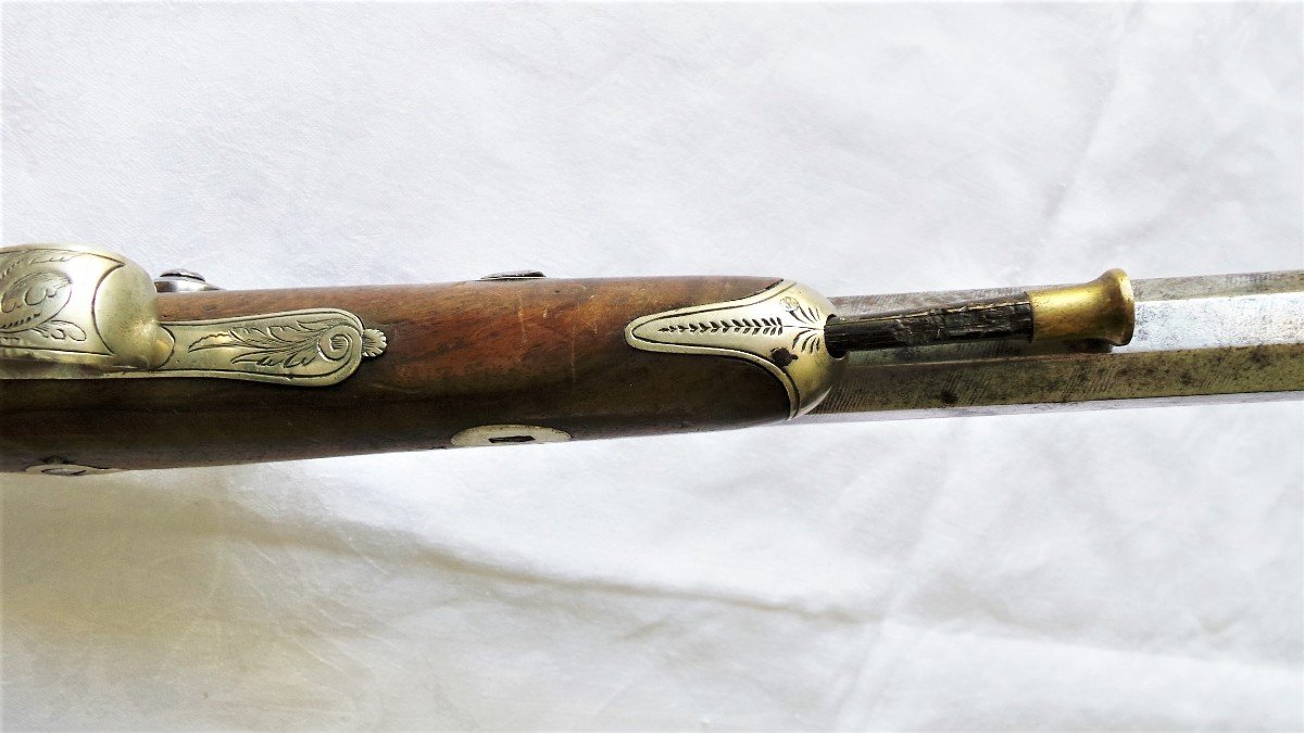 Pistolet Officier Type 1833 -canon Damas- XIX° -photo-6