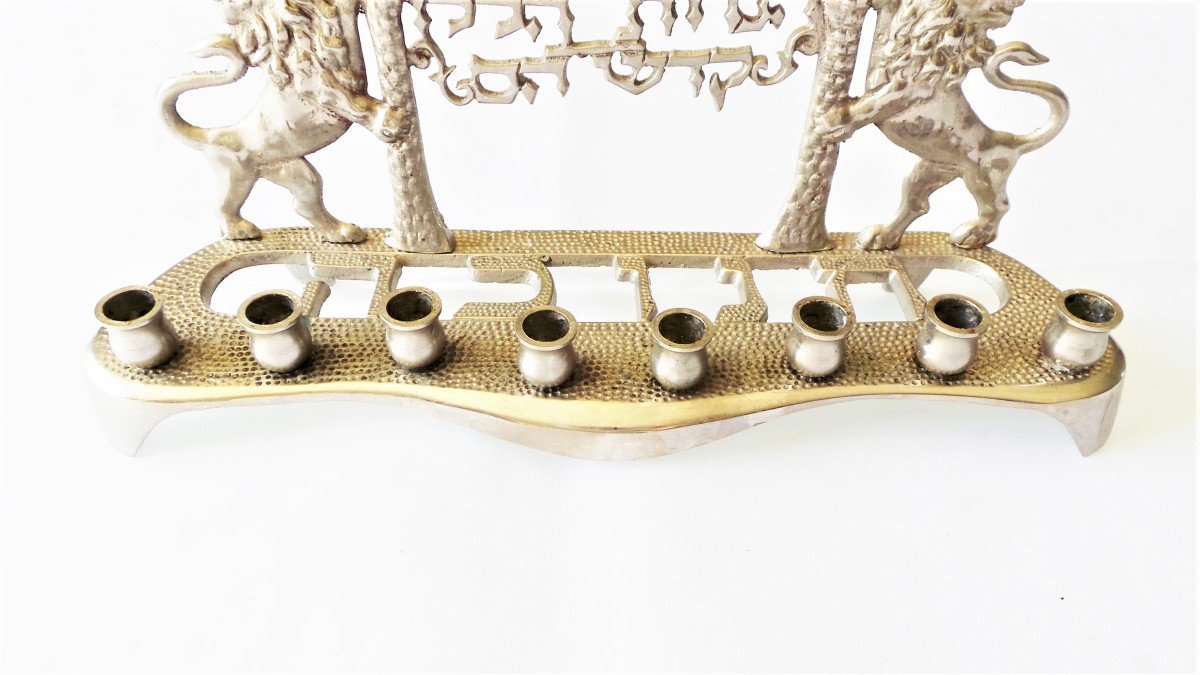 Menorah - "hanouka" With 9 Flames-photo-5