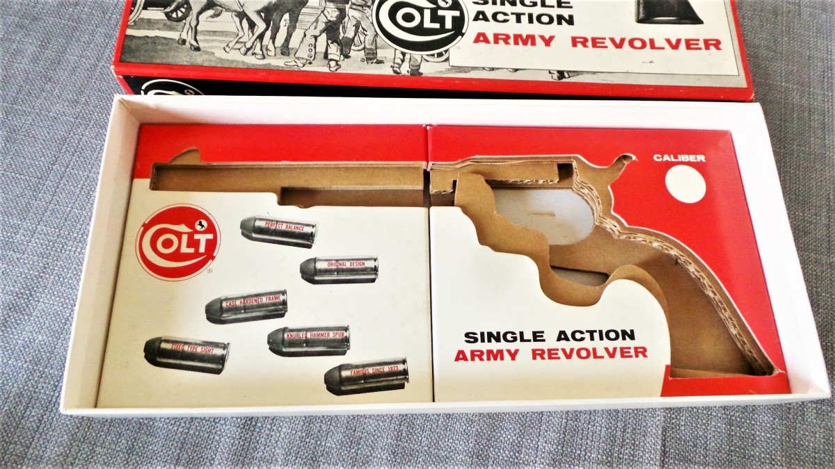 Box For Single Action Army Revolver Model Year 1950-photo-2