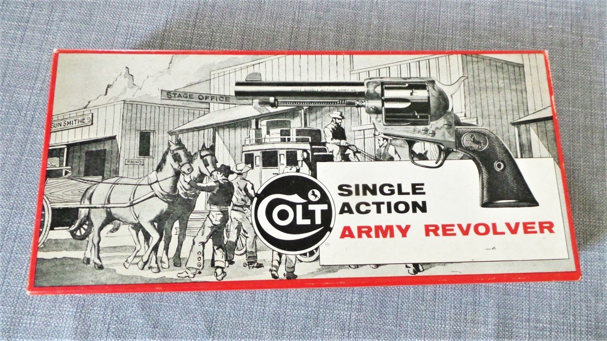 Box For Single Action Army Revolver Model Year 1950