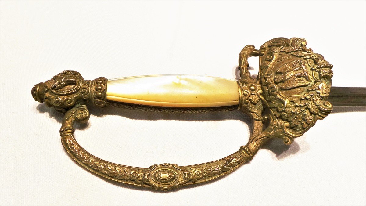 EPEE OFFICIER DES CHASSES IMPERIALES OU DE LOUVETERIE- II° EMPIRE