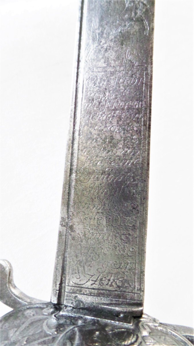 Sword Forte Lame - Louis XV - XVIII ° - Royal Alsace Manufacture --photo-3
