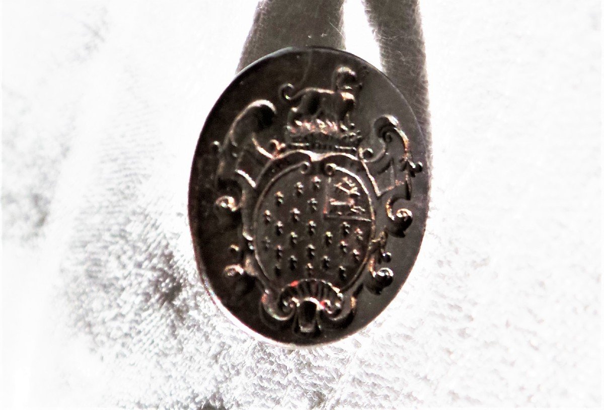 Thumb Stamp - Coat Of Arms - XVIII°-photo-1