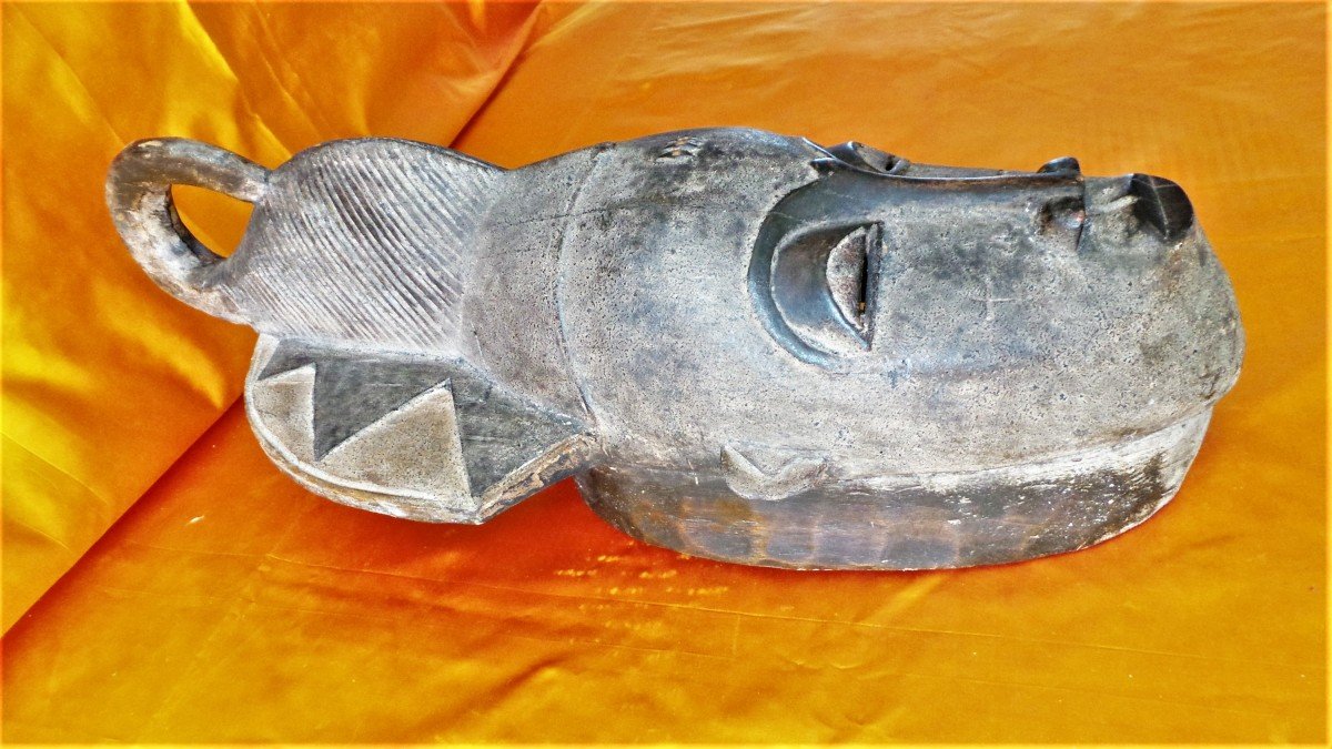 Baoule Face Mask - Ivory Coast - Kalao Headdress - Mi - XX°-photo-2