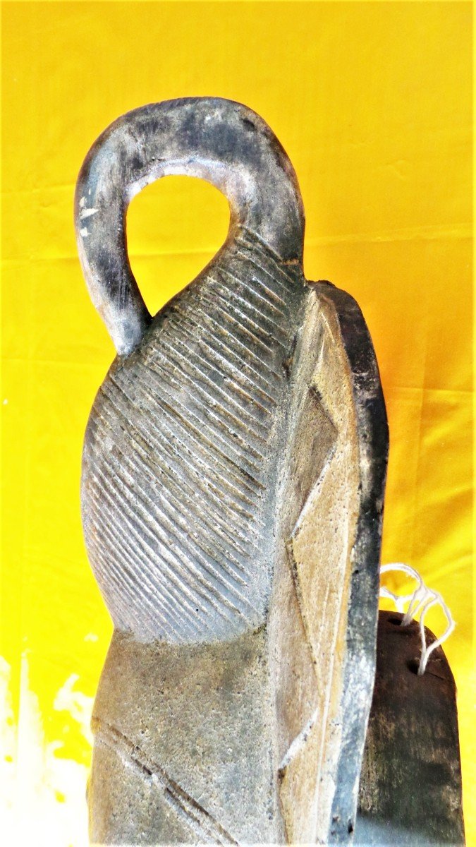 Baoule Face Mask - Ivory Coast - Kalao Headdress - Mi - XX°-photo-1