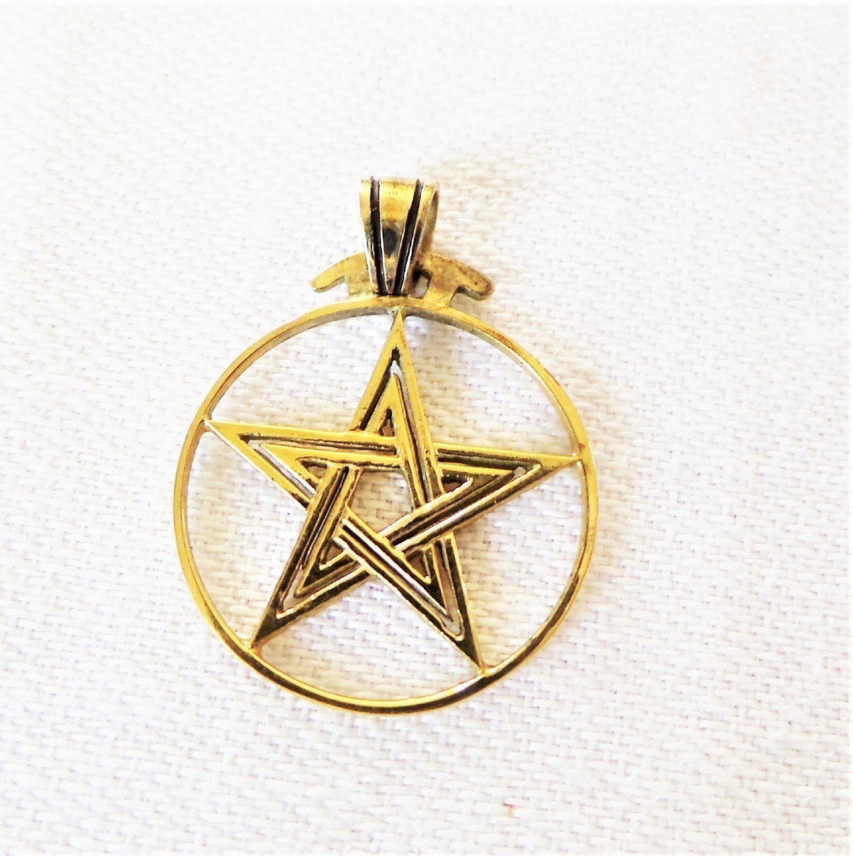 Gold Pentagram Pendant