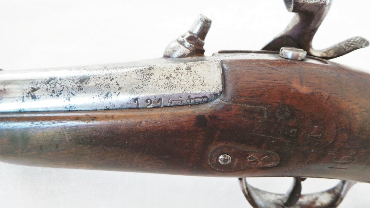 July Monarchy - Gendarmerie Pistol - Mod 1842 - Manu- Royale De St-etienne-photo-6