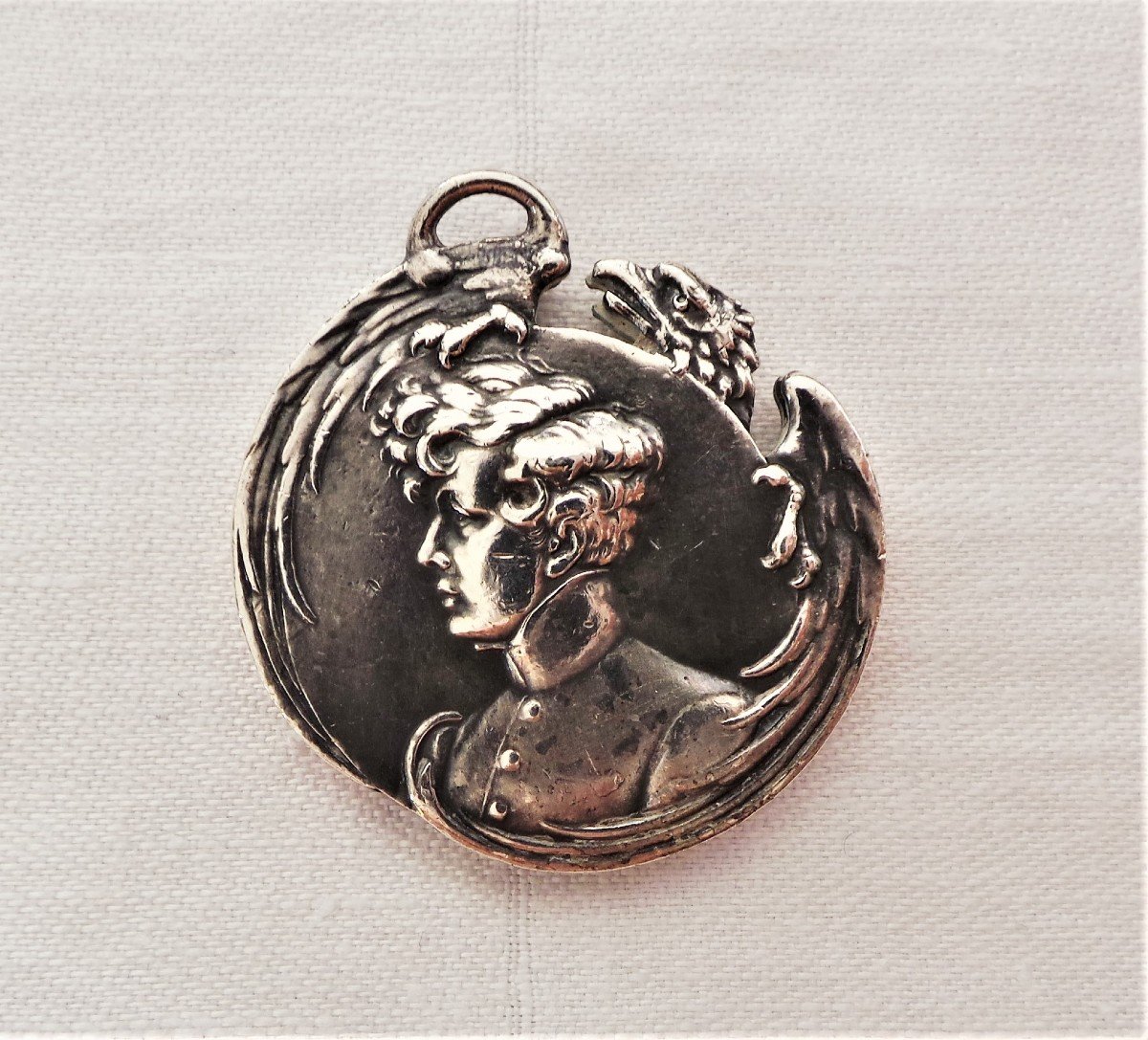 PENDENTIF DOUBLE FACE - AIGLE IMPERIAL -EMPREREUR & AIGLON -photo-2