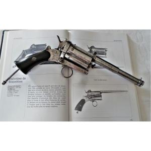 Unusual Transition Pepper Pot Revolver - XIX° - Central Percussion