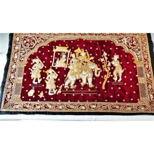 "kalaga" Tapestry - Burma - XX°