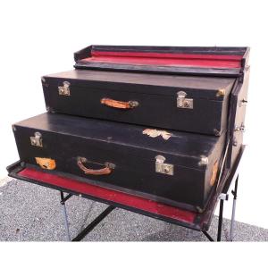 Travel Trunk & Car With 2 Suitcase By Brexton In Birmingham-england - Year 20-30 - XX°