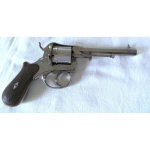 REVOLVER  A BROCHE - " CB- MERREM  " - ALLEMAGNE BERLIN - 1860-70 - Cal 9 Mm.
