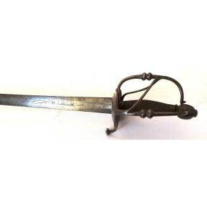 Strong "wallon" Gendarmery & Cavalry Sword - "louis XIV - Regence" - XVII° - XVIII°