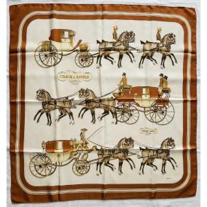 " COACH & SADDLE " ILLUSTRE PAR PHILIPPE LE DOUX EN 1976 POUR LA MAISON " HERMES" A PARIS