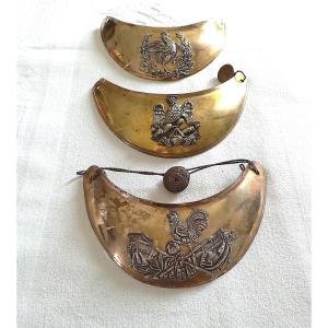 LOT DE HAUSSE DE COL D OFFICIER DE LA GARDE NATIONALE- MODELE 1830