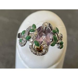  Snake Ring Of Eden Paradise  - Silver - XX°