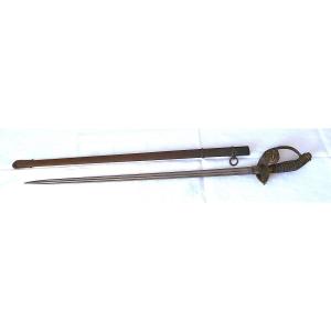 Prussian Infantry Officer's Saber Bearing The Coat Of Arms Of William Ii