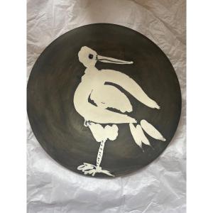 Pablo Picasso Bird 82 Madoura Ceramic Dish 1963 10/150