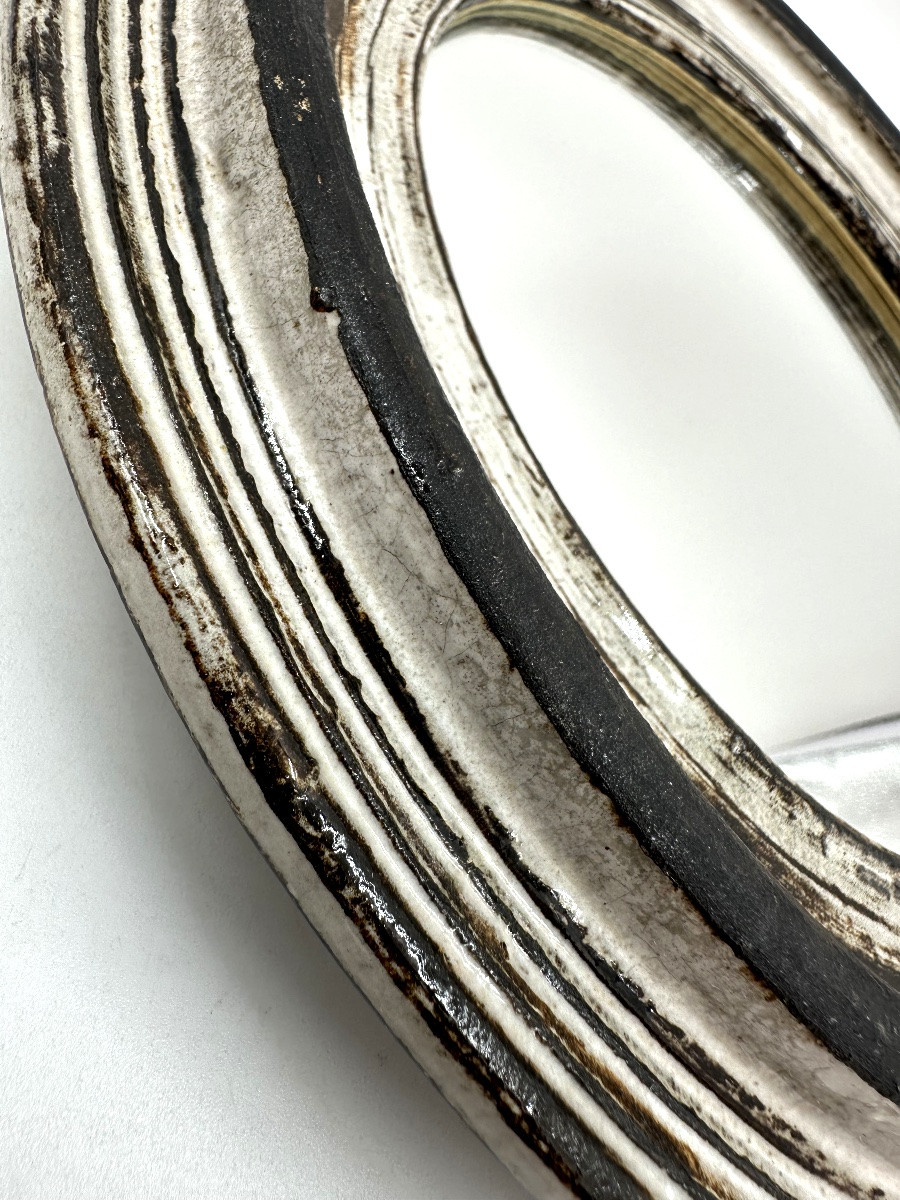 Round Ceramic Mirror Gérard Hofmann-photo-3
