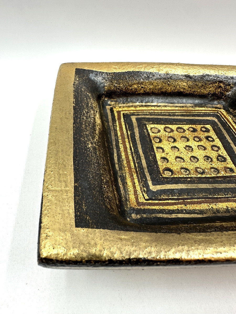 Georges Pelletier Black And Gold Ceramic Empty Pocket-photo-3
