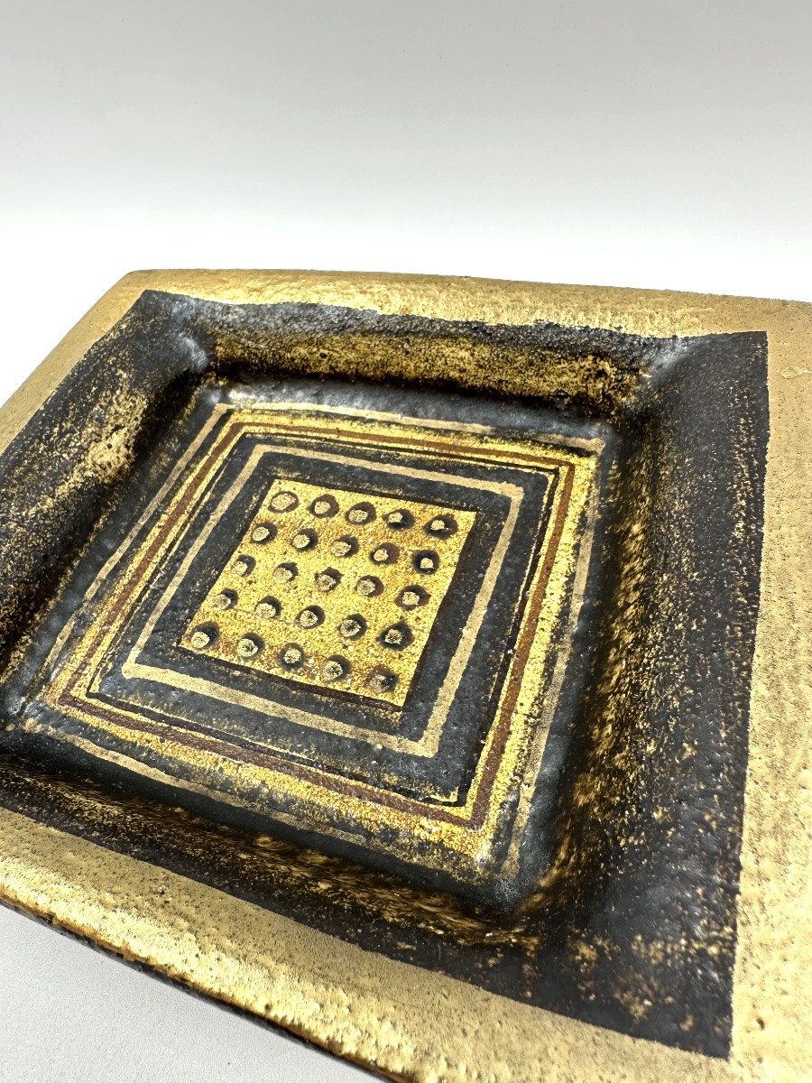 Georges Pelletier Black And Gold Ceramic Empty Pocket-photo-4