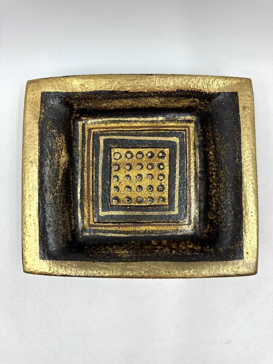 Georges Pelletier Black And Gold Ceramic Empty Pocket