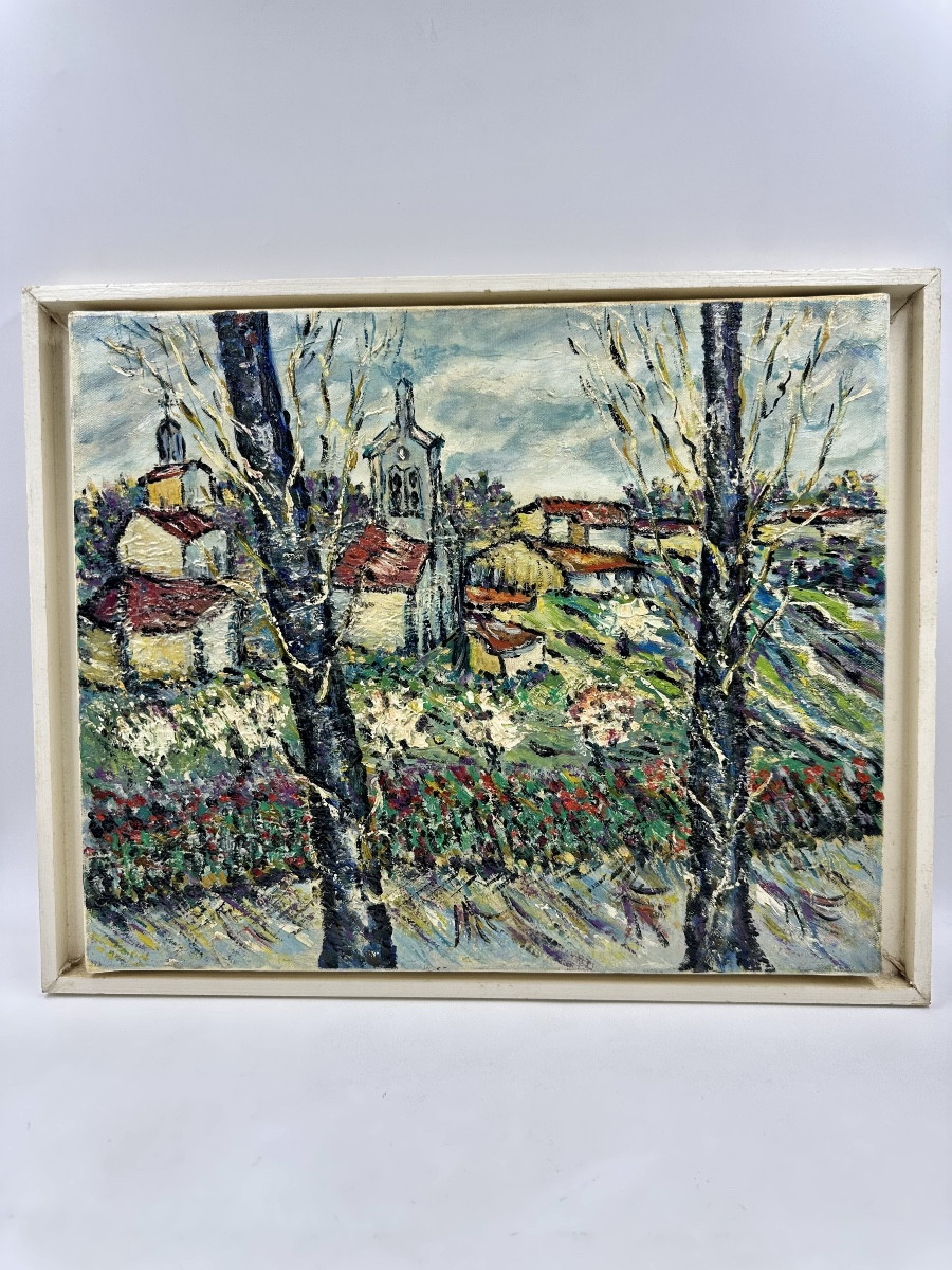 Hubert Clerissi (1923-2000) Oil On Canvas