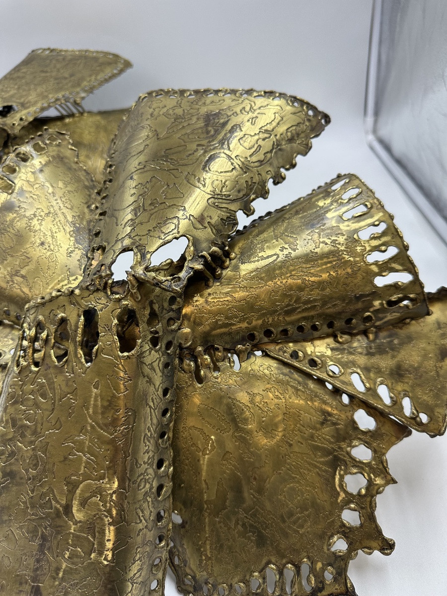 Appliques en laiton sculpté Jean Jacques Tosello-photo-3