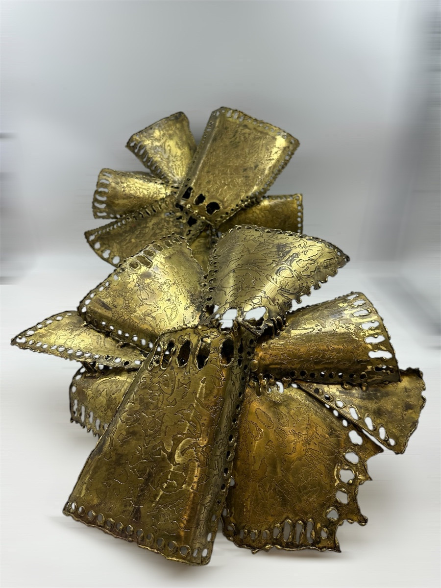 Appliques en laiton sculpté Jean Jacques Tosello