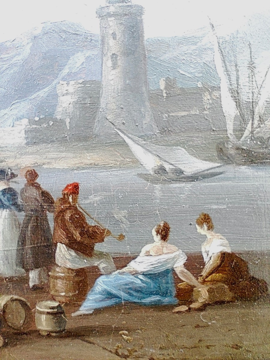 View Of A Mediterranean Port-photo-1