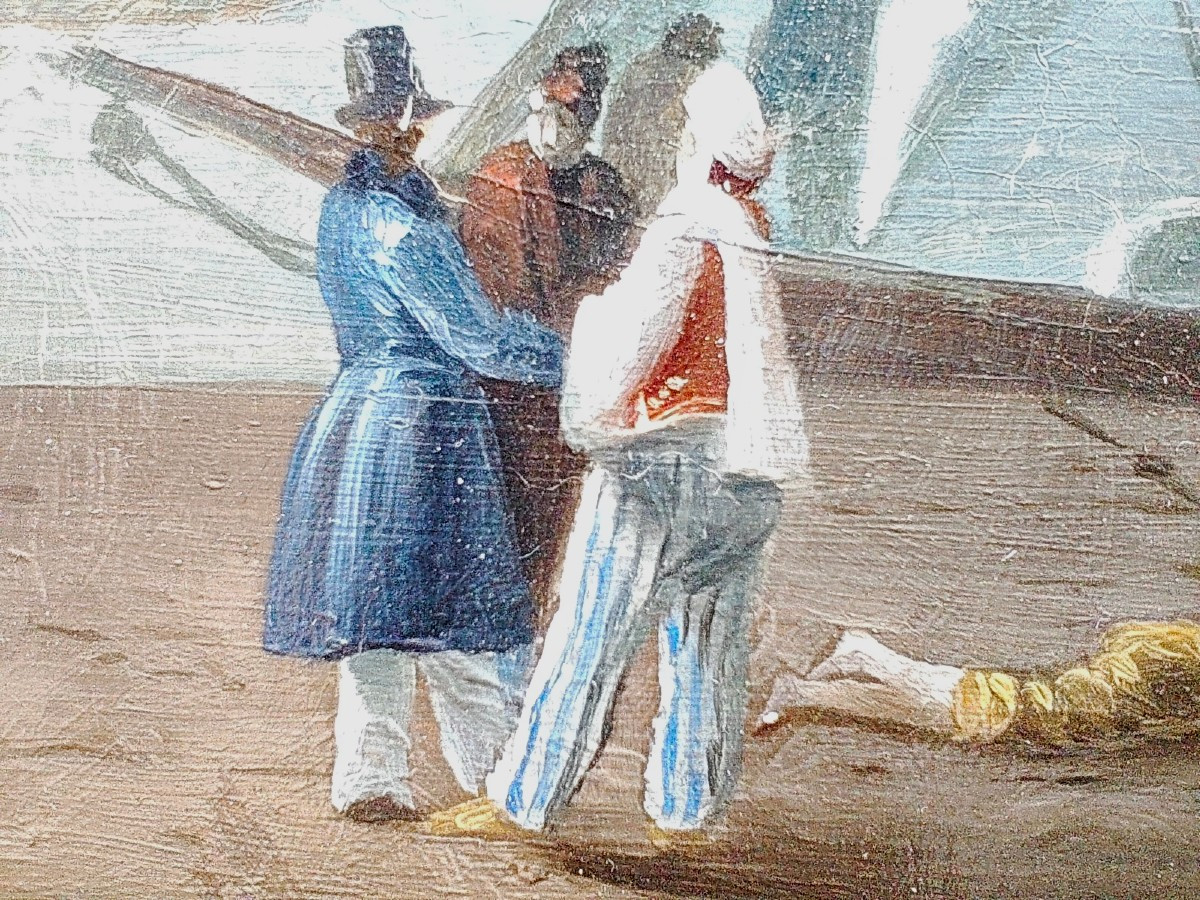 View Of A Mediterranean Port-photo-2