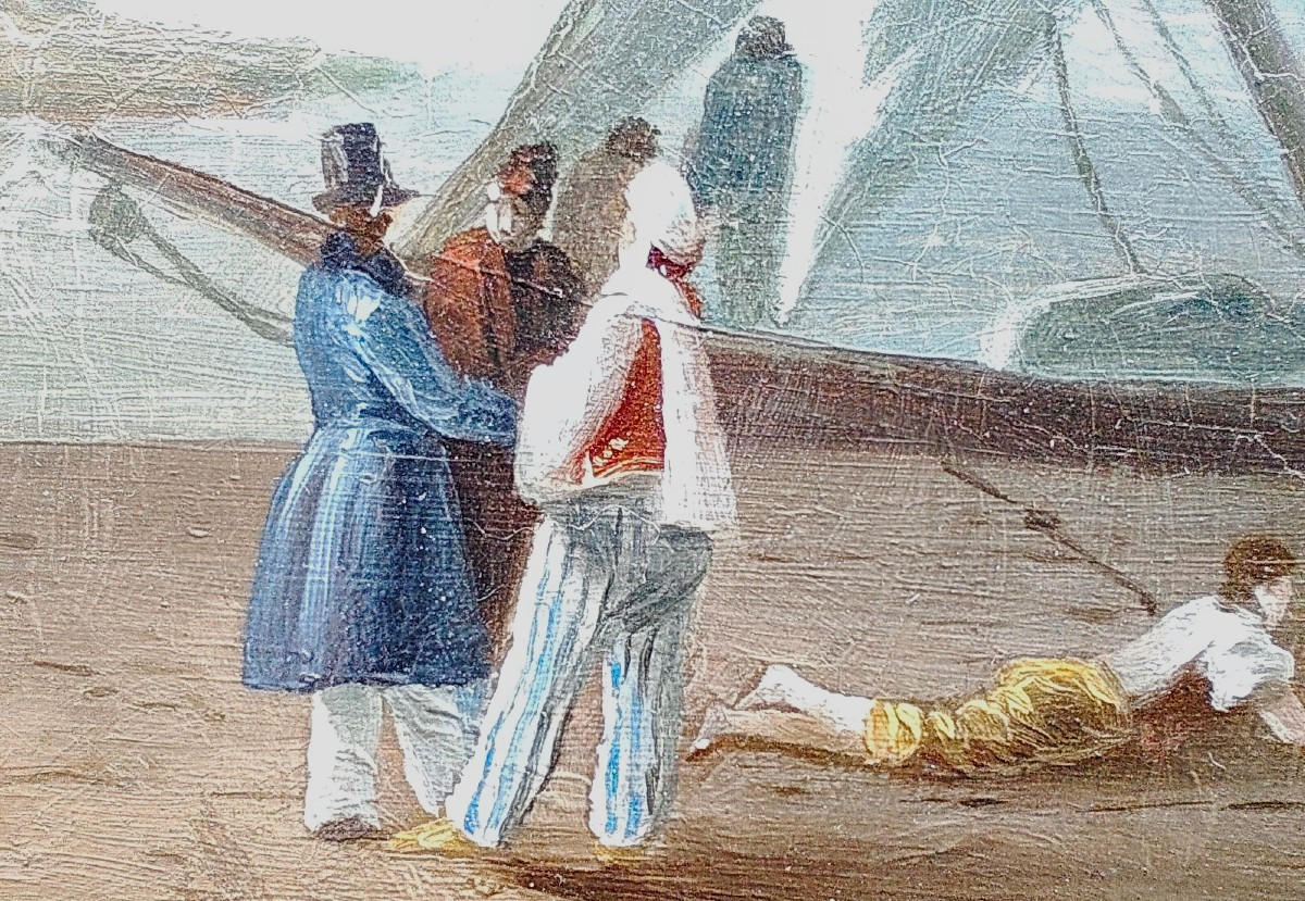 View Of A Mediterranean Port-photo-3