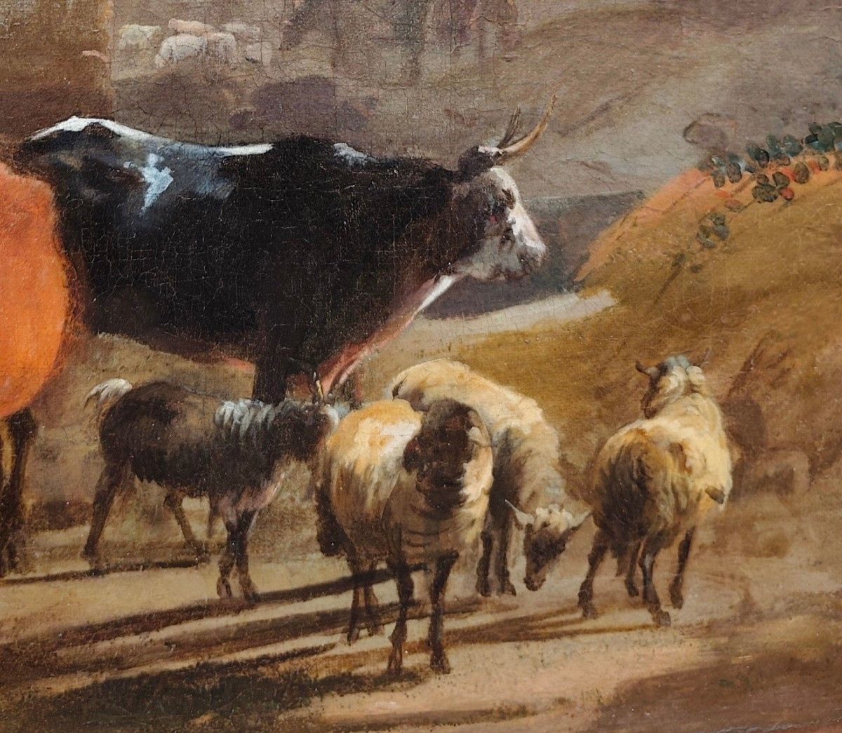 paysage avec des ruines et des personnages-photo-2