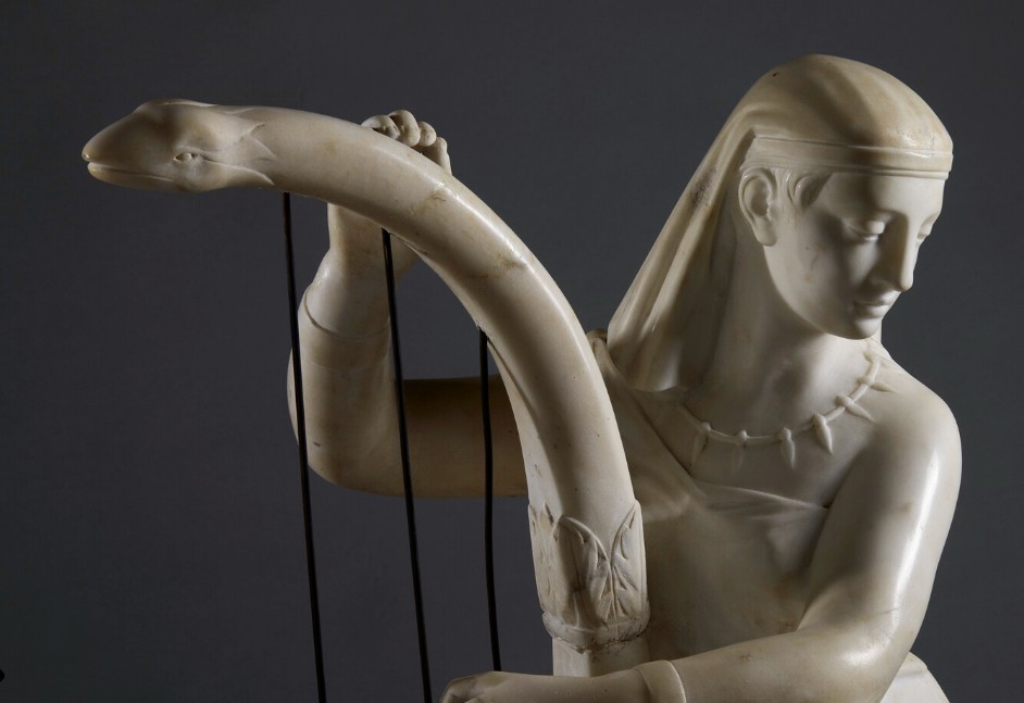 Joueur de harpe égyptienne-photo-2