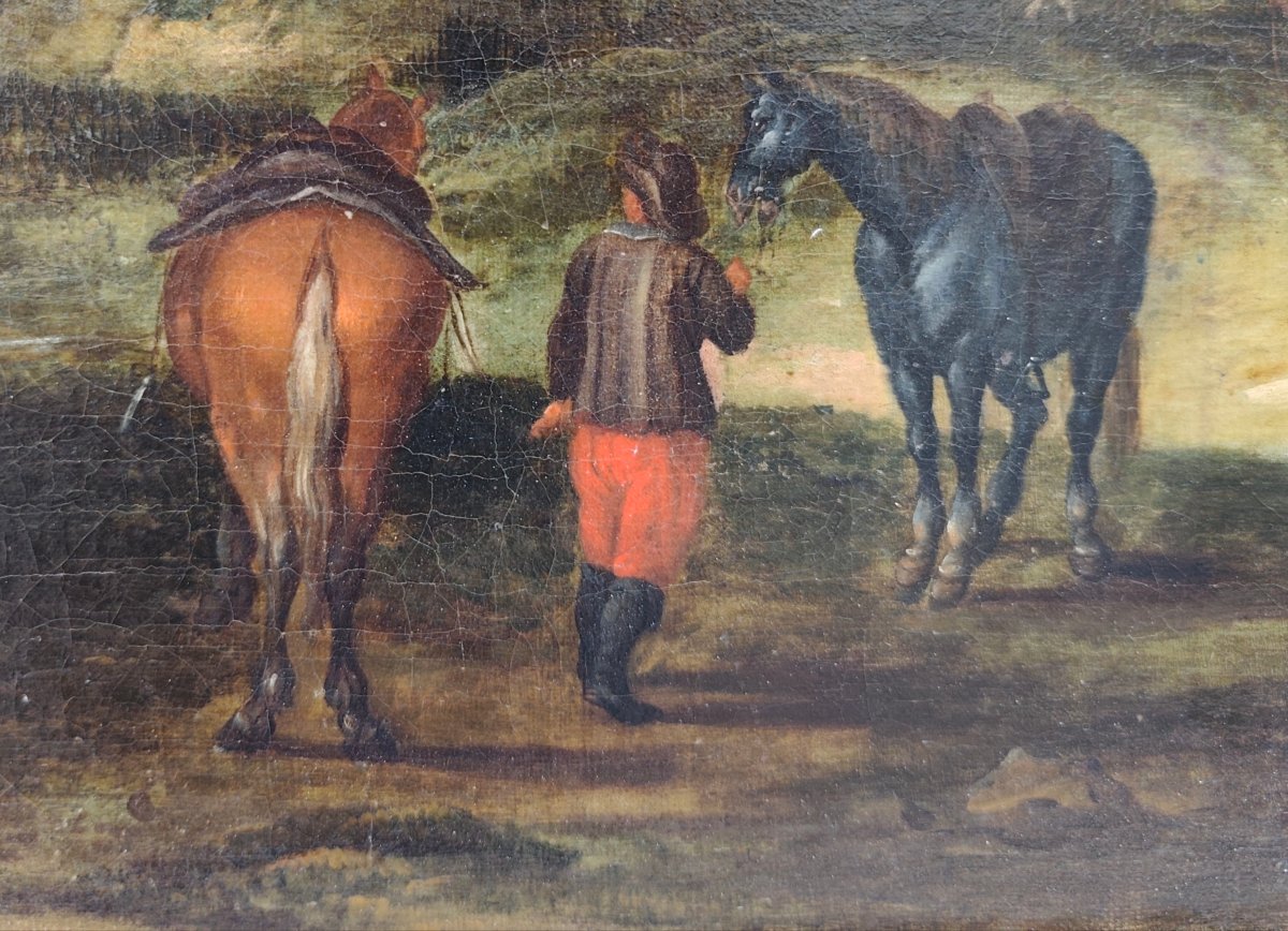 Flemish Landscape With Figures -photo-2