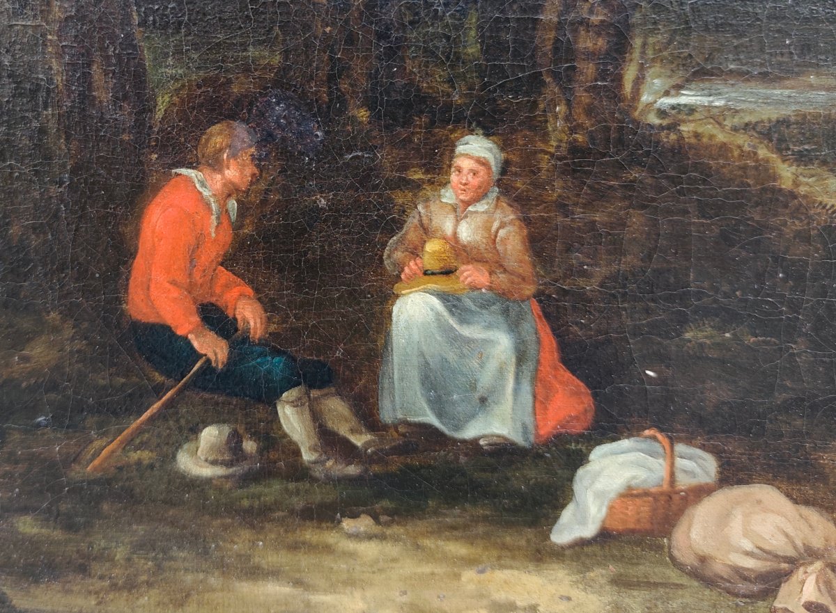 Flemish Landscape With Figures -photo-4