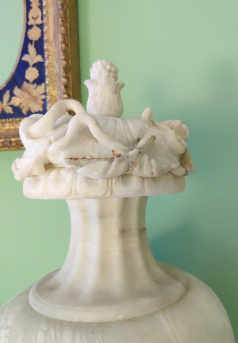 Alabaster Lamp Vase-photo-4